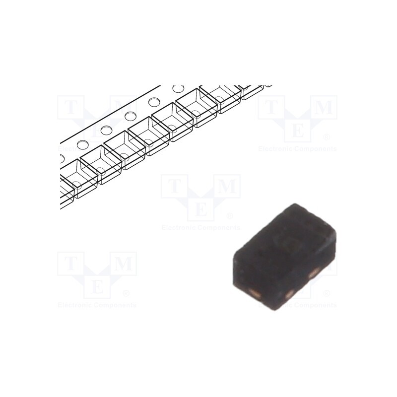 5 pcs x DIODES INCORPORATED - BZT52C12LP-7 - Diode: Zener, 0.25W, 12V, SMD, , X1-DFN1006-2