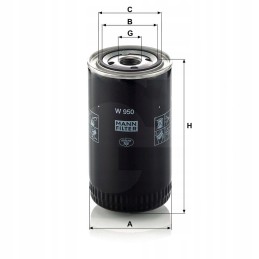 Oil filter john deere mann filter pmlf4154