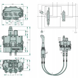 Screw connector x SDM 122 o AE Walvoil