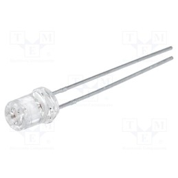 1 pcs x LUCKYLIGHT - LL-503VC2K-V1-4I - LED, 5mm, red, 120÷210mcd, 100°, Front: recessed, 1.6÷2.6V
