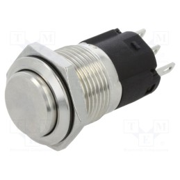 1 pcs x EAO - 82-4161.1000 - Switch: vandal resistant, Pos: 2, SPDT, 3A/240VAC, 3A/240VDC, Ø16mm