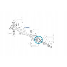 Hub journal New Holland TD Case JX 5193272 CNH