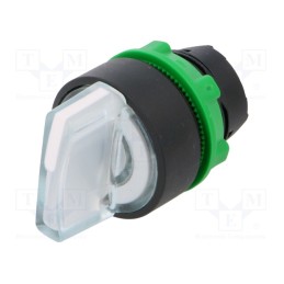 1 pcs x SCHNEIDER ELECTRIC - ZB5AK1413 - Switch: rotary, 22mm, Stabl.pos: 1, white, LED, IP66, prominent