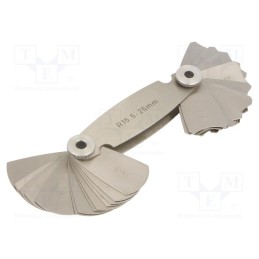 1 pcs x SCALA - 467.103 - Radius gauges, Range: 15,5÷25, 15pcs.