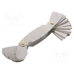 1 pcs x SCALA - 467.102 - Radius gauges, Range: 7,5÷15, 16pcs.