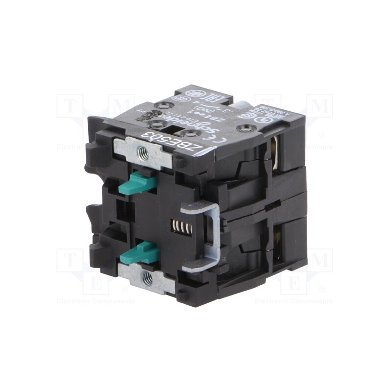 1 pcs x SCHNEIDER ELECTRIC - ZBE503 - Contact block, 22mm, Harmony XB4, -40÷70°C, front fixing