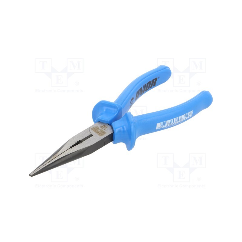 1 pcs x UNIOR - 608710 - Pliers, half-rounded nose, 170mm, 508/4G, Cut: with side face