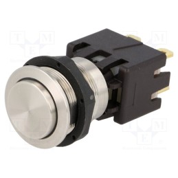 1 pcs x SCHURTER - 1241.6821.1120000 - Switch: vandal resistant, Pos: 2, DPST-NO, 12A/250VAC, 0.5A/125VDC