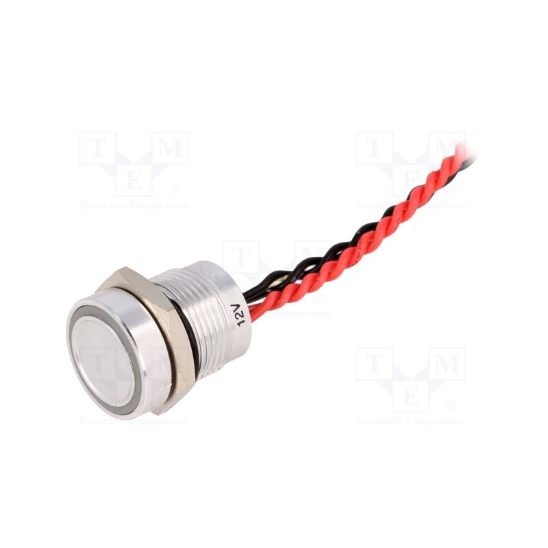 1 pcs x ONPOW - PS165P10YNT1R12V - Switch: piezoelectric, Pos: 2, SPST-NO, 0.2A/24VAC, 0.2A/24VDC