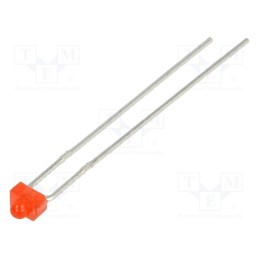 1 pcs x LUCKYLIGHT - LL-204VD2A-V1-1A - LED, 1.8mm, red, 18÷26mcd, 50°, Front: convex, 2÷2.8V, No.of term: 2