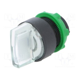 1 pcs x SCHNEIDER ELECTRIC - ZB5AK1213 - Switch: rotary, 22mm, Stabl.pos: 2, white, LED, IP66, prominent