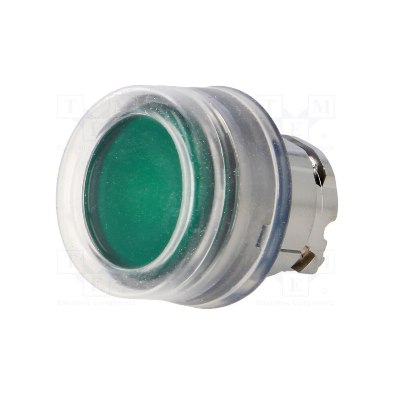 1 pcs x SCHNEIDER ELECTRIC - ZB4BW533 - Switch: push-button, 22mm, Stabl.pos: 1, green, IP66, flat, Pos: 2