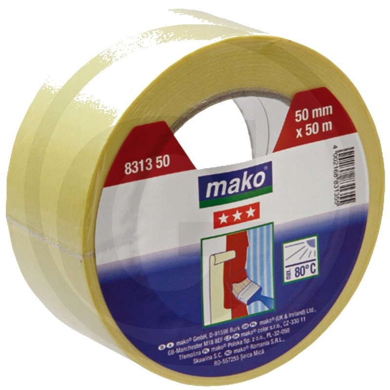 Crepe painting tape 50m 50mm