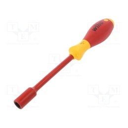 1 pcs x WIHA - 861 - Screwdriver, insulated, 6-angles socket, HEX 10mm, 1kVAC
