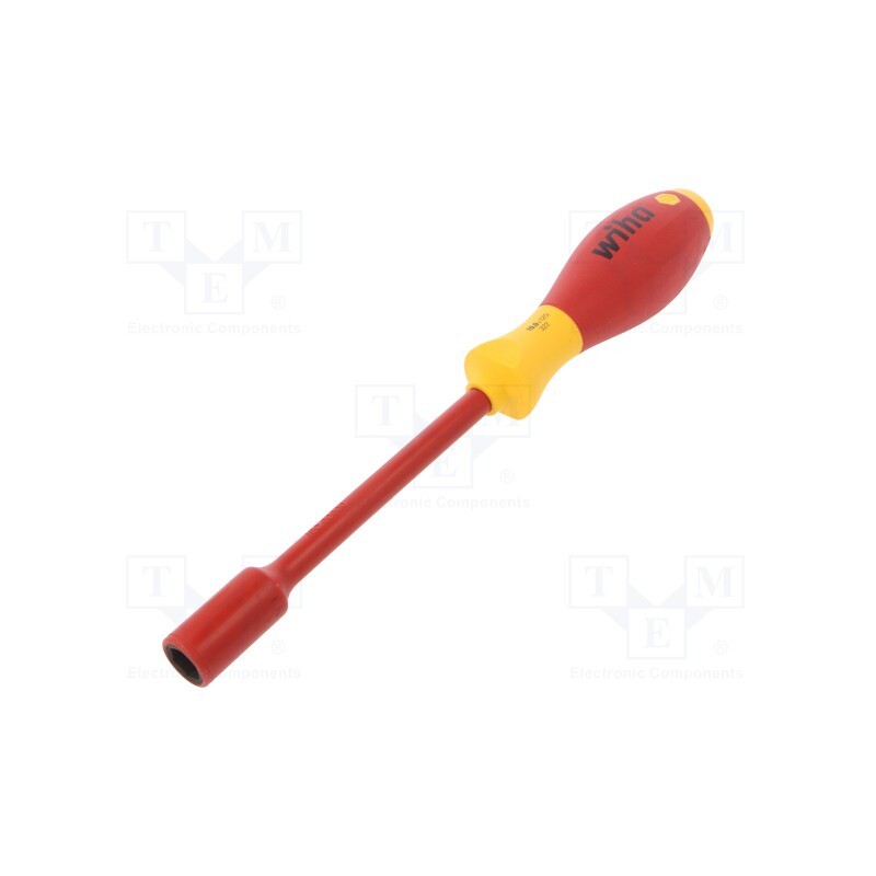 1 pcs x WIHA - 861 - Screwdriver, insulated, 6-angles socket, HEX 10mm, 1kVAC