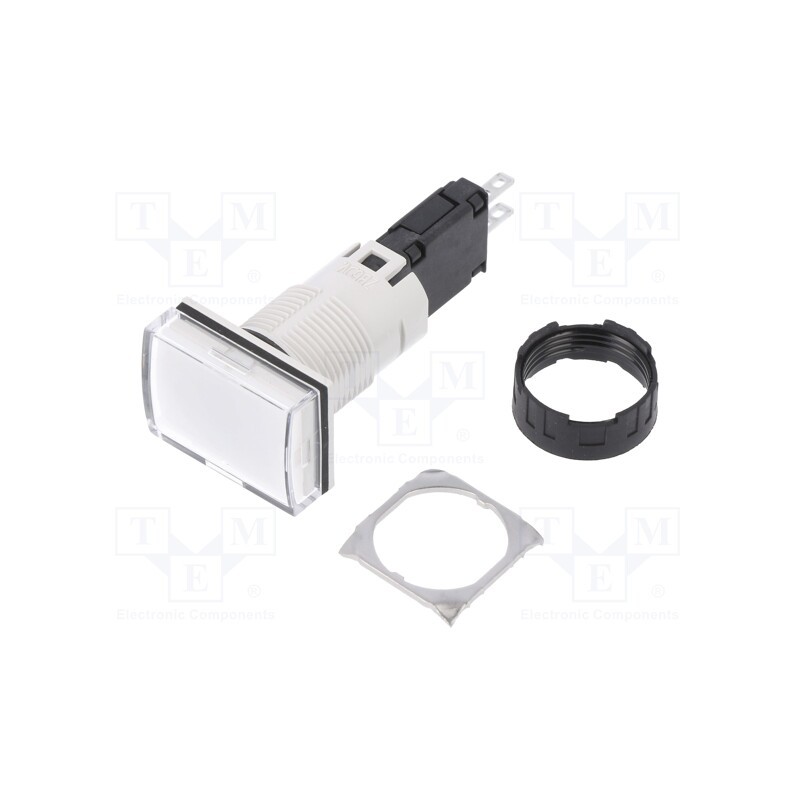 1 pcs x SCHNEIDER ELECTRIC - XB6DV1BB - Control lamp, 16mm, Harmony XB6, -25÷70°C, Illumin: LED, Ø16mm