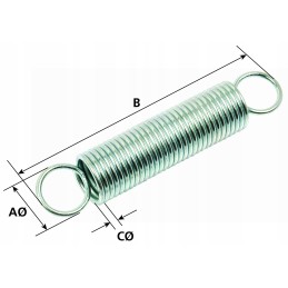 Tension spring 90x15x1 25 11094