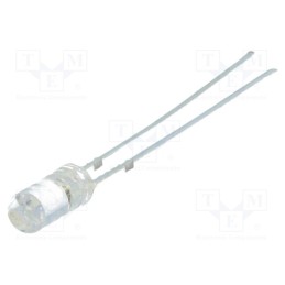1 pcs x OPTOSUPPLY - OSB4YU39B1B - LED, 3mm, blue, 220÷330mcd, 110°, Front: flat, 2.8÷3.6V, cylindrical