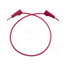 1 pcs x MUELLER ELECTRIC - BU-P4911B-36-2 - Test lead, 20A, banana plug 4mm,both sides, Urated: 1kV, Len: 0.9m