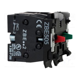 1 pcs x SCHNEIDER ELECTRIC - ZBE505 - Contact block, 22mm, Harmony XB4, -40÷70°C, front fixing