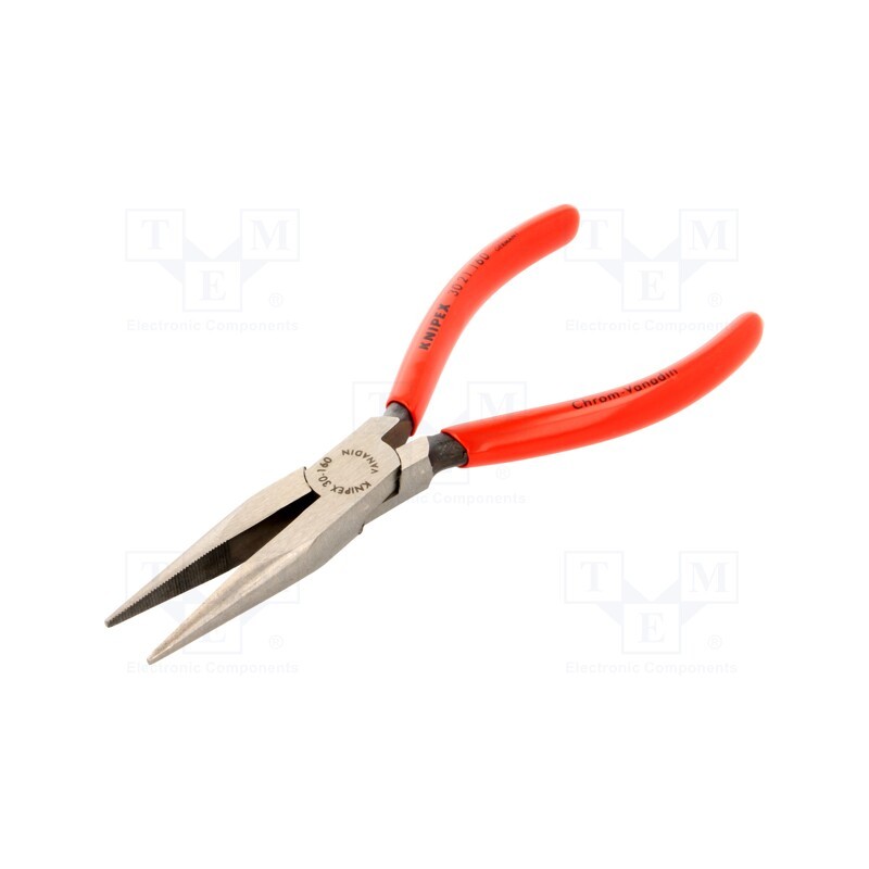 1 pcs x KNIPEX - 30 21 160 - Pliers, half-rounded nose,elongated, 160mm