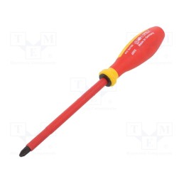 1 pcs x STAHLWILLE - 46653003 - Screwdriver, insulated, Phillips, PH3, Blade length: 150mm, 1kVAC