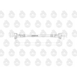 Hour meter cable l 1723mm c 385 4