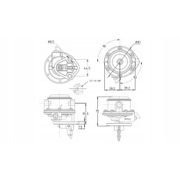 Feed pump ford nh 25061585 25066388 polmo