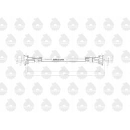 Hour meter cable l 2010mm c 385 6