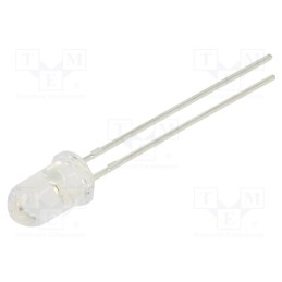 1 pcs x LUCKYLIGHT - 503AC2E-4CC - LED, 5mm, orange, 11000mcd, 15°, Front: convex, 1.6÷2.4V
