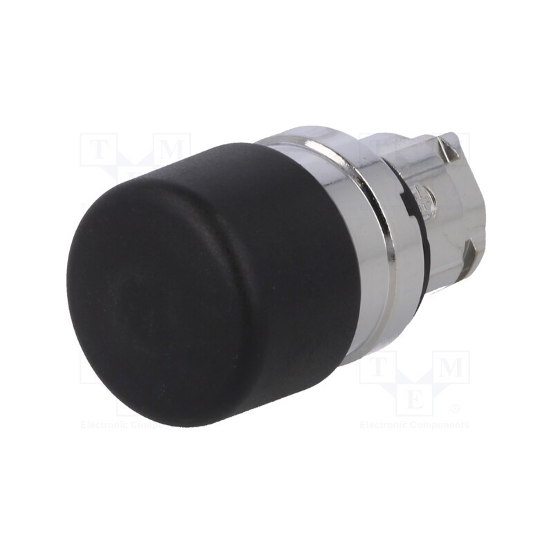 1 pcs x SCHNEIDER ELECTRIC - ZB4BC24 - Switch: push-button, 22mm, Stabl.pos: 1, black, none, IP66, mushroom