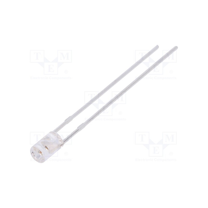 1 pcs x LUCKYLIGHT - LL-304VC4J-4C - LED, 3mm, red, 600÷1000mcd, 110°, Front: flat, 1.6÷2.4V, cylindrical