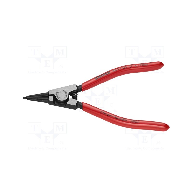 1 pcs x KNIPEX - 46 11 G1 - Pliers, for circlip,for circlip without holes, external, 4÷7mm