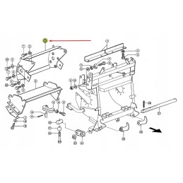 Knife drum housing 984890 claas jaguar 820 840