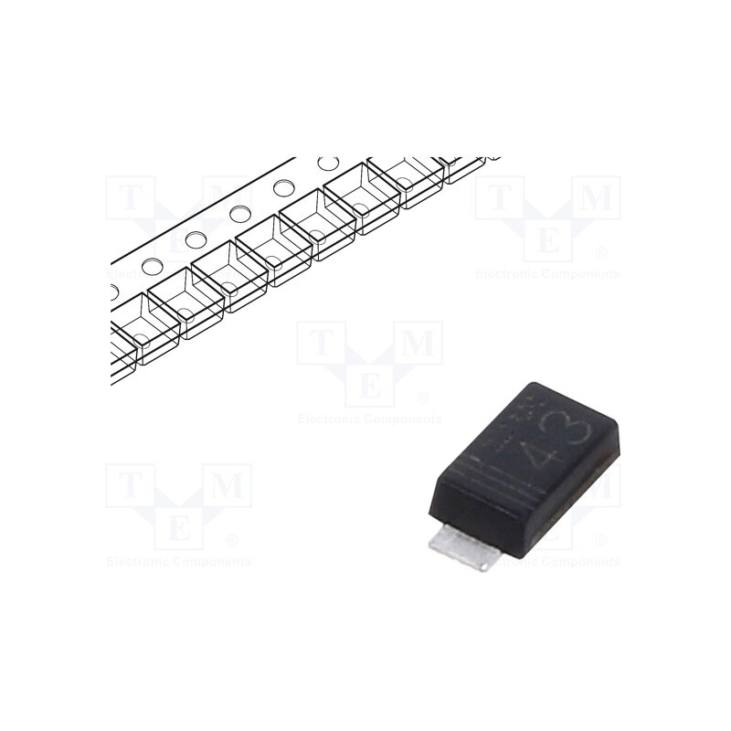 5 pcs x ROHM SEMICONDUCTOR - RB168MM100TR - Diode: Schottky rectifying, SMD, 100V, 1A, SOD123F,