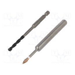 1 set x ALPEN-MAYKESTAG - 300052100 - Drill set, steel, blister, KERAMO EXTREME, concrete,ceramics, 5mm