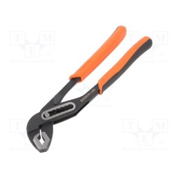 1 pcs x BAHCO - 2971G-250 - Pliers, adjustable, 250mm, ergonomic two-component handles