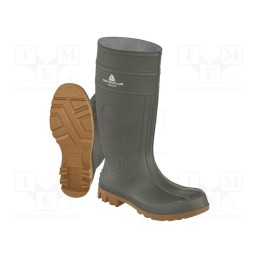 1 set x DELTA PLUS - FIELDS5KA45 - Boots, Size: 45, khaki, PVC, high, FIELD S5 SRA