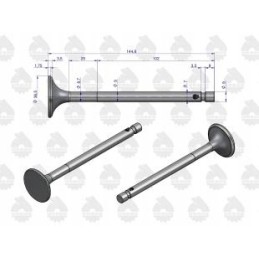Exhaust valve c 330 original ursus