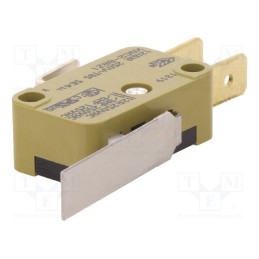 1 pcs x SAIA-BURGESS - XGC2-88-J23 - Microswitch SNAP ACTION, 10A/250VAC, with lever, SPDT, ON-(ON)