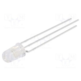1 pcs x LUCKYLIGHT - 509VBC2E-A-3C-B41B - LED, 5mm, red/blue, 30°, Front: convex, 1.6÷2.4/2.6÷3.4V