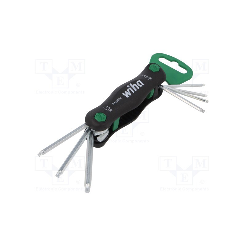 1 set x WIHA - 23053 - Wrenches set, Torx®, TX07,TX08,TX09,TX10,TX15,TX20,TX25, 7pcs.