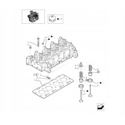 Valve seal new holland case 4895347 cnh