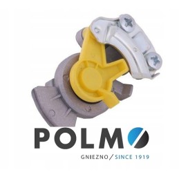 Euro air duct connector 16x1 5 yellow polmo