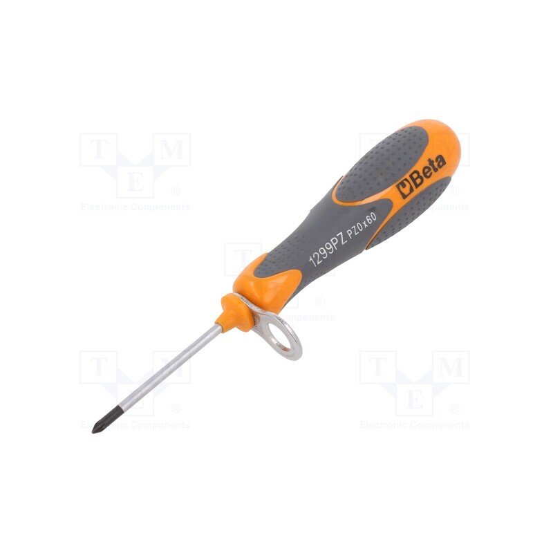 1 pcs x BETA - 12994000 - Screwdriver, PZ0, Overall len: 156mm, Blade length: 60mm