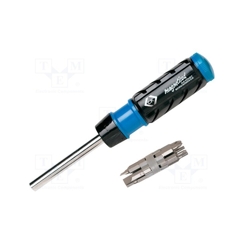 1 set x C.K - T4829D - Kit: screwdriver bits, 10pcs, Phillips crosspoint bits: PH2