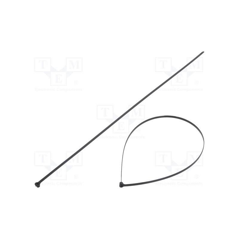 100 pcs x PANDUIT - BT8LH-C300 - Cable tie, with a metal clasp, L: 699mm, W: 7mm, polyamide, 534N