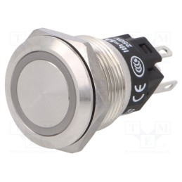 1 pcs x EAO - 82-5151.1113 - Switch: vandal resistant, Pos: 2, SPDT, 3A/240VAC, 3A/240VDC, red