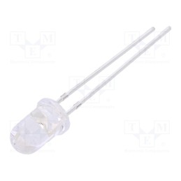 1 pcs x FORYARD - FYL-5013SUYC1C - LED, 5mm, yellow, 4000mcd, 15°, Front: convex, 1.7÷2.5V