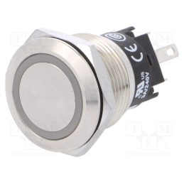 1 pcs x EAO - 82-5151.1153 - Switch: vandal resistant, Pos: 2, SPDT, 3A/240VAC, 3A/240VDC, white